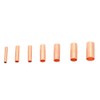 Copper Connecting Tube, 250 Pcs Red Copper Connecting Tube, 6mm