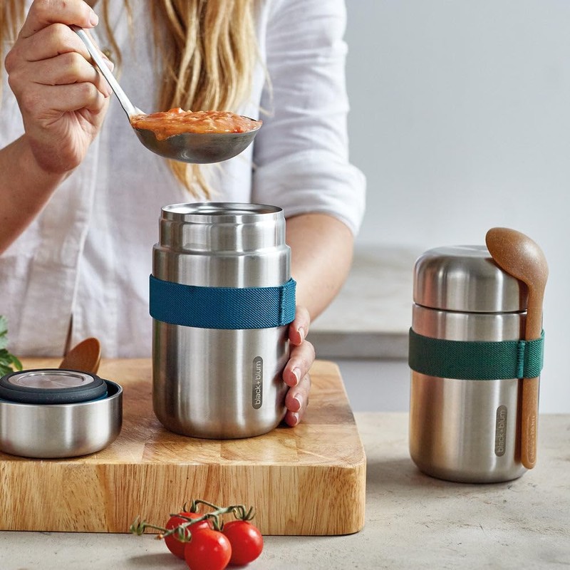 Black Blum 14031 Lunch Box, Food Jar, Ocean