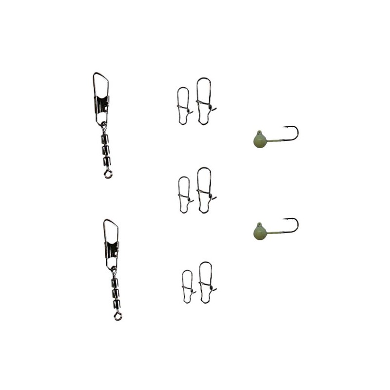 UL Fishing Trout Bait Set with Rubber Worm Rubber Bait