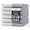 Homaxy Premium Cotton Kitchen Towels 18"x 28", 6 Pack Large