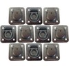 10 pk Flush Mount Recessed Ring Trailer Cargo Tie Down