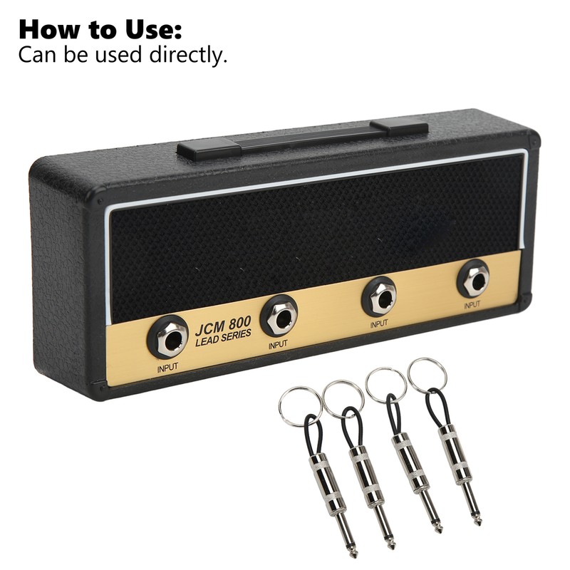 Guitar Amp Key Hanger Wall Mounting Jack Rack Includes 4