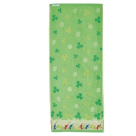 Marushin 4485015300 Face Towel, Pikmin World, Characters, Antibacterial, Odor Resistant, 100% Cotton