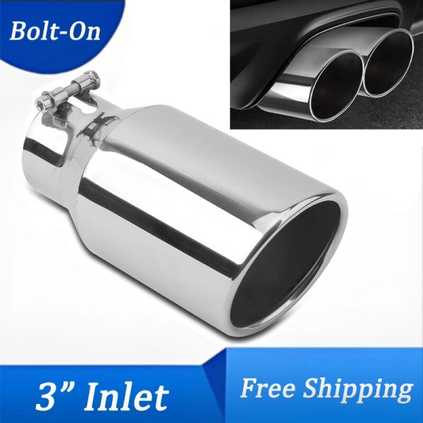 Kible Exhaust Tip for 3'' Inlet 4.5" Outlet 9" Long