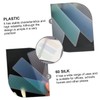 OSALADI 40Pcs Washi Tape Sample Boards Durable Plastic Washi Cards