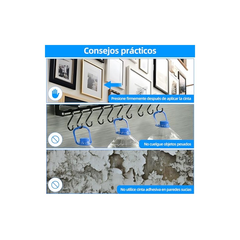Cinta Nano Adhesiva Doble Cara 5M, Reutilizable Antideslizante