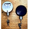 (2) COBRA HIDDEN SHACKLE PUCK LOCKS "ALUMINUM" PICK COLOR (4)ROUND