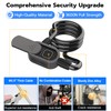 Fingerprint Bike Lock with Key, Anweller Heavy Duty Anti-Theft Weatherproof