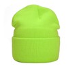 MASADA Women's and Men's Beanie Winter Hat, neon yellow