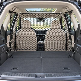 Pet Car Barrier Net – Elastic Dog Safety Mesh Divider with Hooks for Cars, SUVs & Sedans
