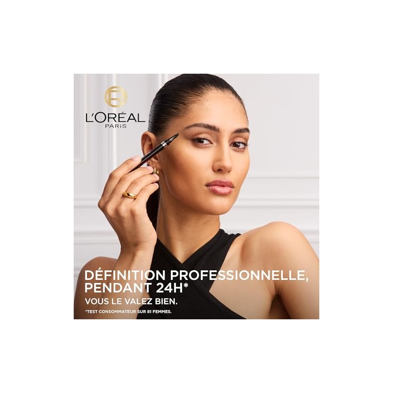 L'Oréal Paris, Lápiz de Cejas Retractil, Infallible Brows Triangular Pencil,