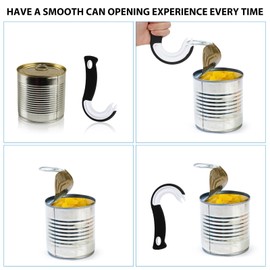 Molain Dosenöffner, Ring Pull GlasÖffner, Tragbarer Zugring Dosenöffner Konserven Öffner Haken Dosenöffner J förmig Küchenhelfer Flaschenöffner Leicht zu öffnen(1pc)