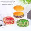 Hand Painted Flower Trinket Box Classic Realistic Detail Hinged Jewelry