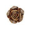 6Pcs Cabinet Knob Rose Flower Shape Delicate Ceramic Knob for