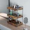 SANRETAHO Bathroom Counter Organizer, 3-Tier Wood Spice Rack Organizer for