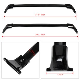 SCITOO Roof Rack Cross Bars Fit for GMC Acadia 2017 2018 2019 2020 2021 2022,for Rooftop Cargo Carrier Bag Basket Luggage Kayak Canoe Bike Snowboard Skiboard