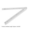 2Pcs Folding Rulers, 2m Folding Carpenters Ruler Lightweight Compact Measuring