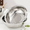 MAGICLULU Stainless Steel Basin 14 Inch Large Metal Mixing Bowl