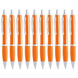 presents & more Ballpoint Pen, Orange, 10 Count (Pack of 1)