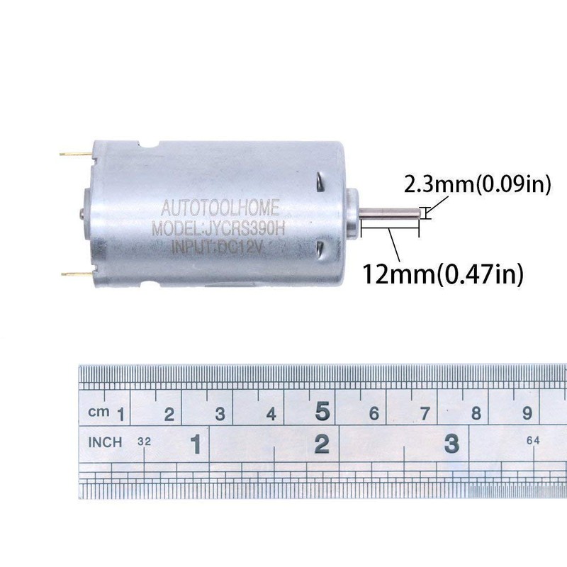 AUTOTOOLHOME 6-12V Mini DC Motor High Torque Gear for Traxxas