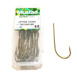 Mustad Ultra Point 79515 Uptide Viking Sea Fishing Hooks Size 4/0 Box of 25