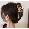 1Pcs Butterfly Hair Claw Clip for Women Glitter Crystal Butterfly