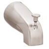 Westbrass E531DUS-07 Universal Fit 5-1/4" Diverter Tub Spout, Zinc, Satin