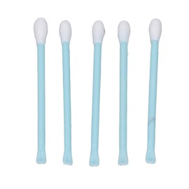 100PCS 2 in 1 Cotton Swabs Double Head Cleaning Ear Scoop Cotton Swab Disposable Makeup Remover Tool with Storage Box
