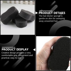 Beaupretty 10 Pieces Sponge Hair Brush Barber Brush Sponge Brush for Hair Salon Cleaning Brush Hair Removal Sponge Replacement Curl Brush Mens Duster Salon Barber Duster Neck