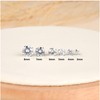 G23 Titanium CZ Stud Earrings for Sensitive Ears, Pure Titanium
