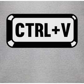 Shirtracer - Body Boy Girl - Partner Look Family - Dad/Mum - Baby Copy - CTRL+V, 1 grey mottled