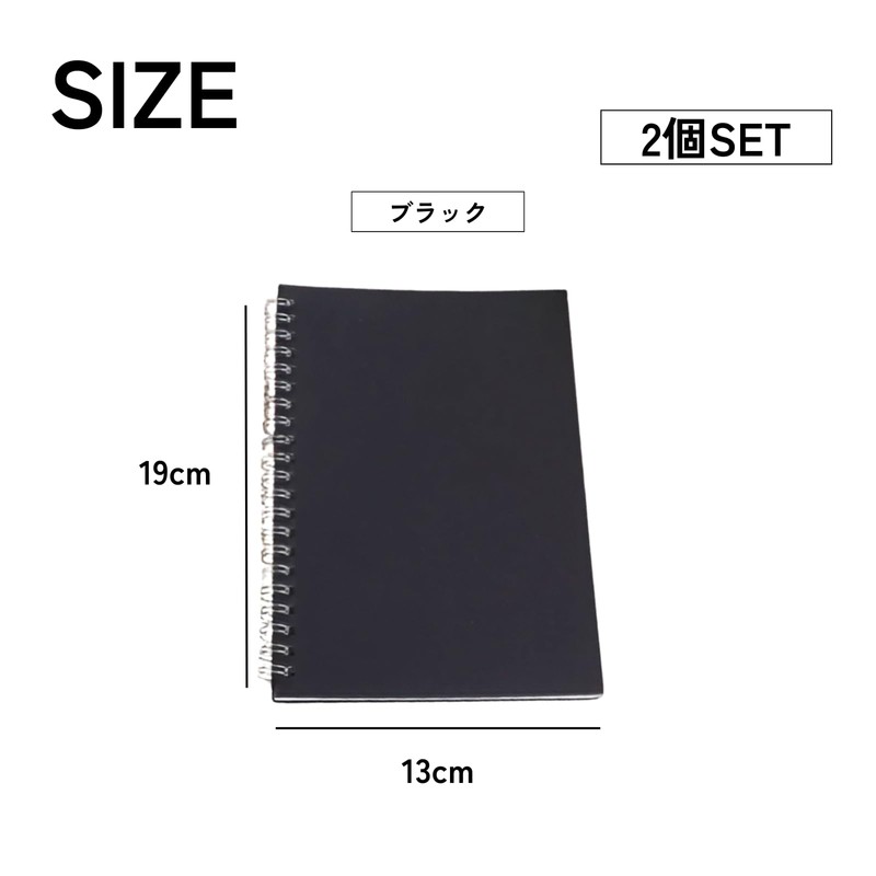 DIZLAS Task Management Notebook, B6 Size, Set of 2, Todo