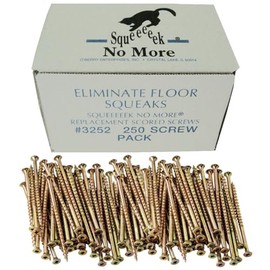 O'Berry 3252 Squeeeeek No More Floor Screws 250 per Package (Original Version) (Two Pack)