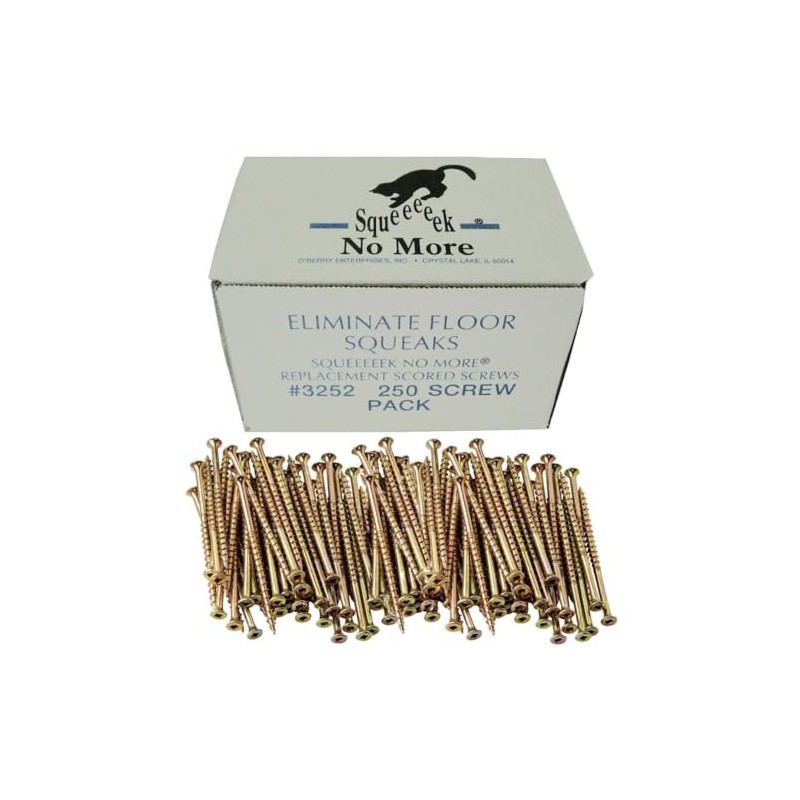 O'Berry 3252 Squeeeeek No More Floor Screws 250 per Package