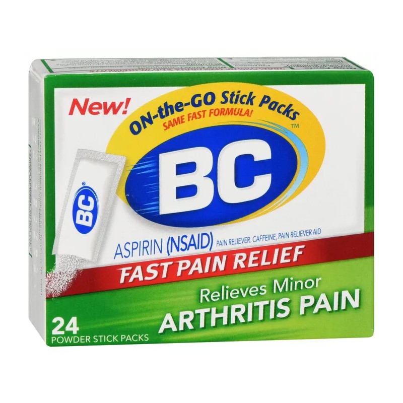 ON CONTAINER BC ARTHRITIS POWDER 24CT