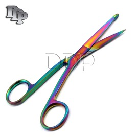 DDP RAINBOW COLOR, HI LEVEL BANDAGE SCISSORS, 5 1/2" Knowles CVD