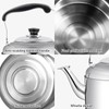 Stovetop Kettle 5 Quart/5L Stainless Steel Whistling Tea Kettle with