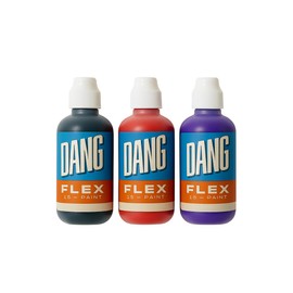 DANG Flex 15 White Paint Marker, 60ml Refillable Graffiti Mop, Alcohol Based Multi Surface Graffiti Supplies, White Paint Markers Permanent for Glass, Metal, Wood, Paper, 15mm Flex Nib