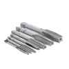 QISF 7Pcs Bearing Steel Metric Screw Thread Tap M3-M12 Plug