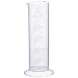 Vitlab Polypropylene Measuring Cylinder, Low Shape, Round Base, 1000 ml Capacity