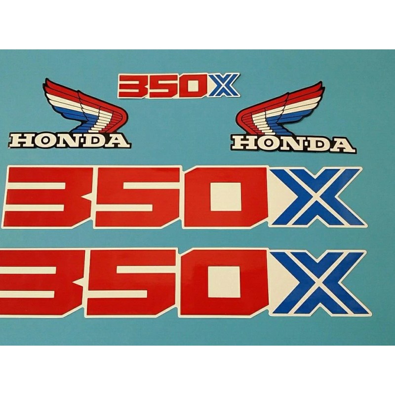 HONDA ATC350X 1986 TANK FENDER DECAL GRAPHIC SET (#*H30)