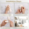 Apradas Kitchen Utensil Rack with Suction Cup, 6 Hooks Kitchen