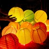 DEWEL Paper Lanterns, Openwork Carving Lanterns, LED Included, Hand Held,