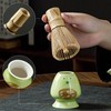 Japanese Matcha Tea Ceremony Set, Ceramic Cat Design Bowl with