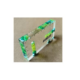 RANGLES High Precision Transparent Two Direction Magnetic Level Bubble Mini Level (2pcs)