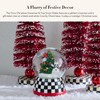 MACKENZIE-CHILDS Christmas Snow Globe and Music Box, Unique Musical Snow
