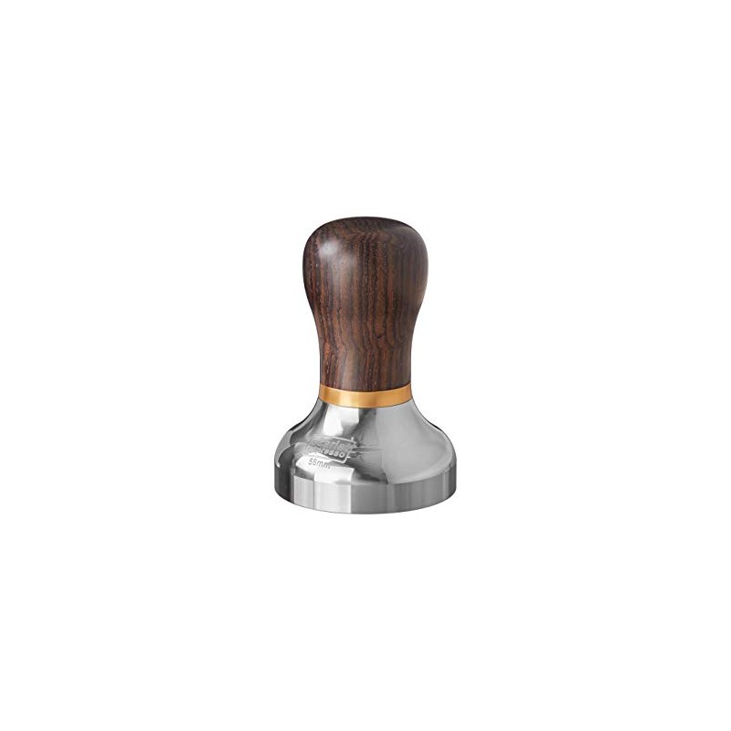 Scarlet Espresso Vittoria Tamper for Barista with Ergonomic Precious Wood