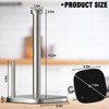 MIROAMZ Paper Towel Holder Countertop, Standing Paper Towel Roll Holder
