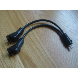 For 29V 2A lift chair recliner Recliner Lift Chair 6" Power Splitter Y Cable Dual Motor One Transformer Adapter