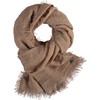 FRAAS Women's Viscose Blend Stole, camel
